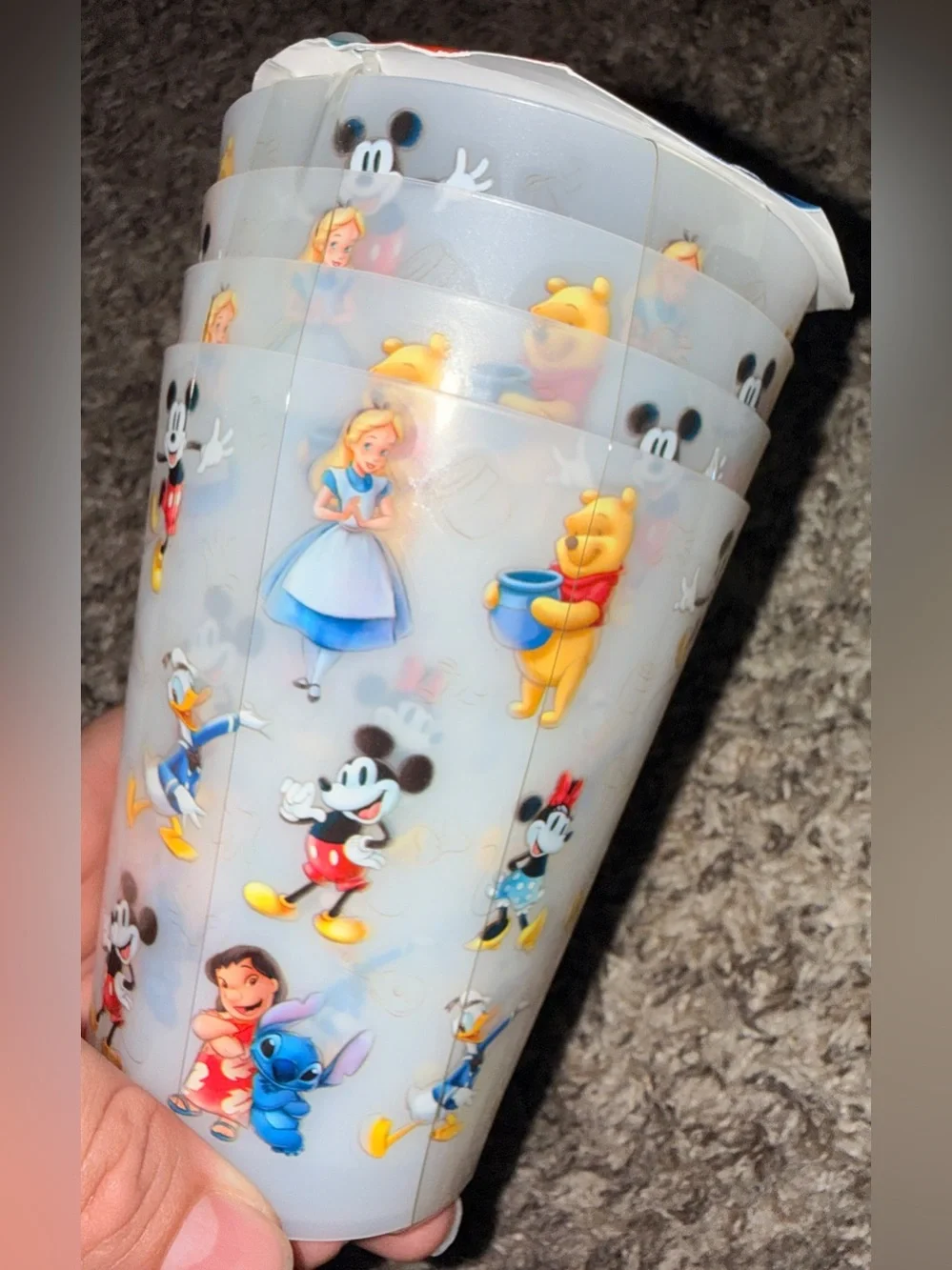 Disney Kids Character Cups Set - 100 years  (Set of 4)
